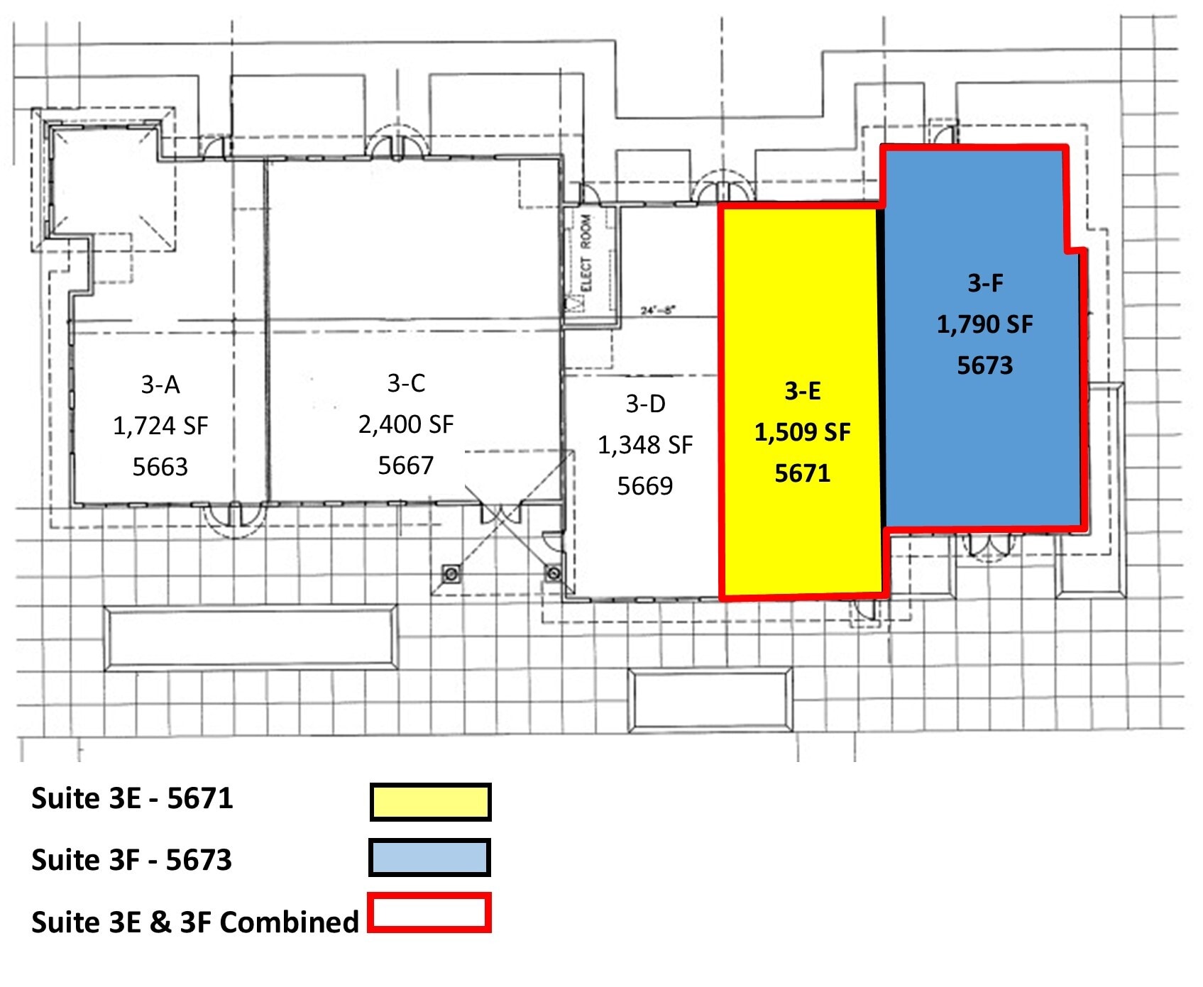 5683-5693 SE Crooked Oak Ave, Hobe Sound, FL à louer Plan d’étage- Image 1 de 11