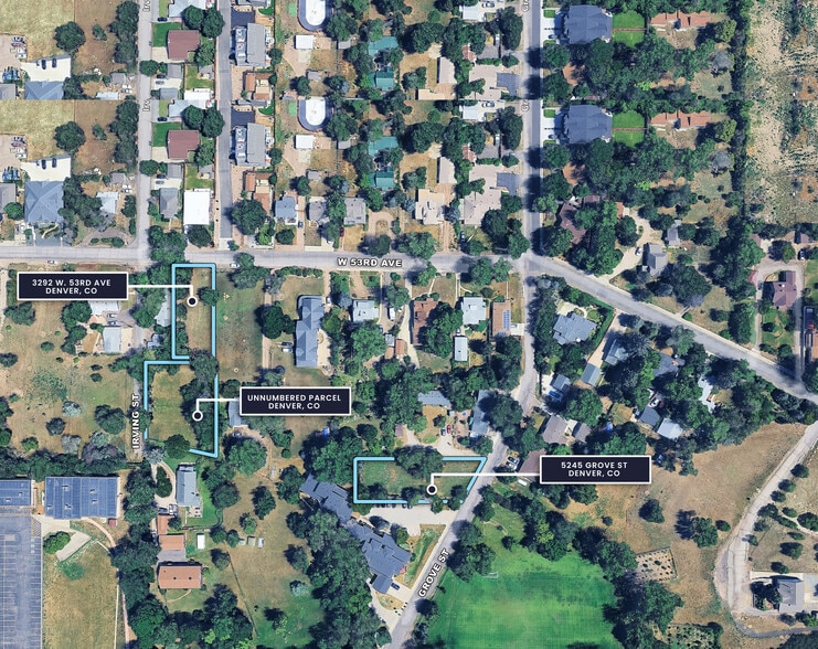 Regis 2 Parcel Land Assemblage portefeuille de 2 propriétés à vendre sur LoopNet.ca - Aérien - Image 1 de 2