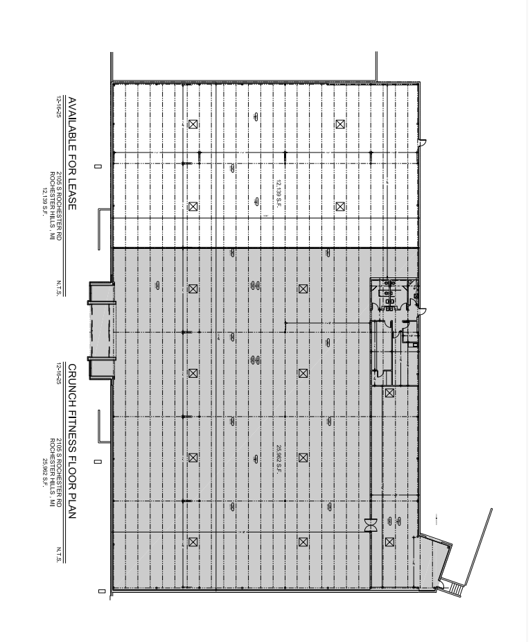 2025-2135 Rochester Road, Rochester Hills, MI for lease Floor Plan- Image 1 of 1