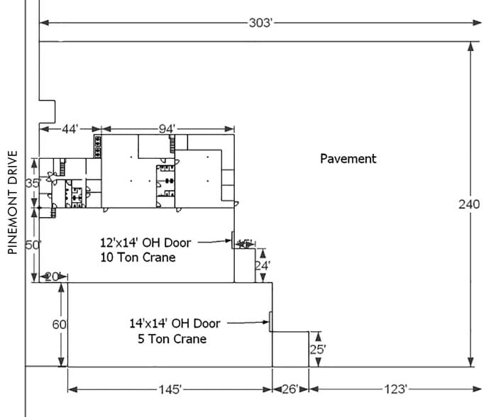 4723 Pinemont Dr, Houston, TX for lease - Floor Plan - Image 3 of 3