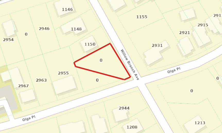 1152 Willow Branch Avenue, Jacksonville, FL à vendre - Plan cadastral - Image 2 de 2