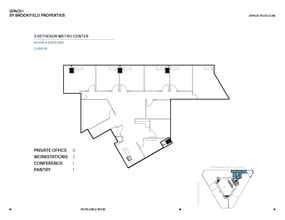 3 Bethesda Metro Center, Bethesda, MD for lease Floor Plan- Image 1 of 1