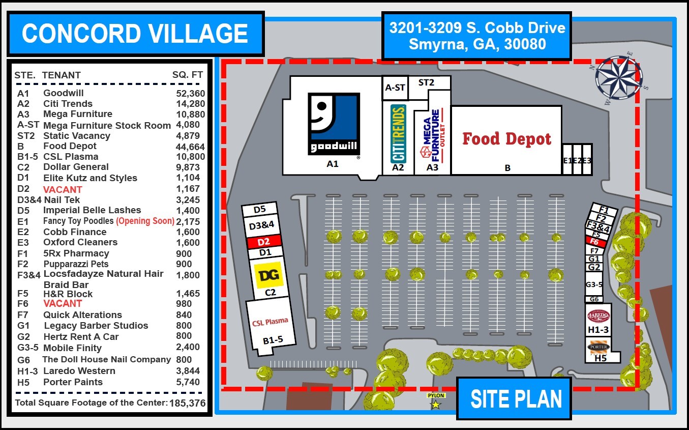 3201-3209 S Cobb Dr, Smyrna, GA for lease Building Photo- Image 1 of 8