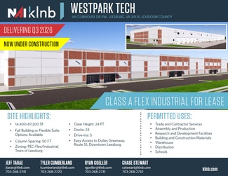 Plus de détails pour 59 Clubhouse Dr SW, Leesburg, VA - Industriel à louer