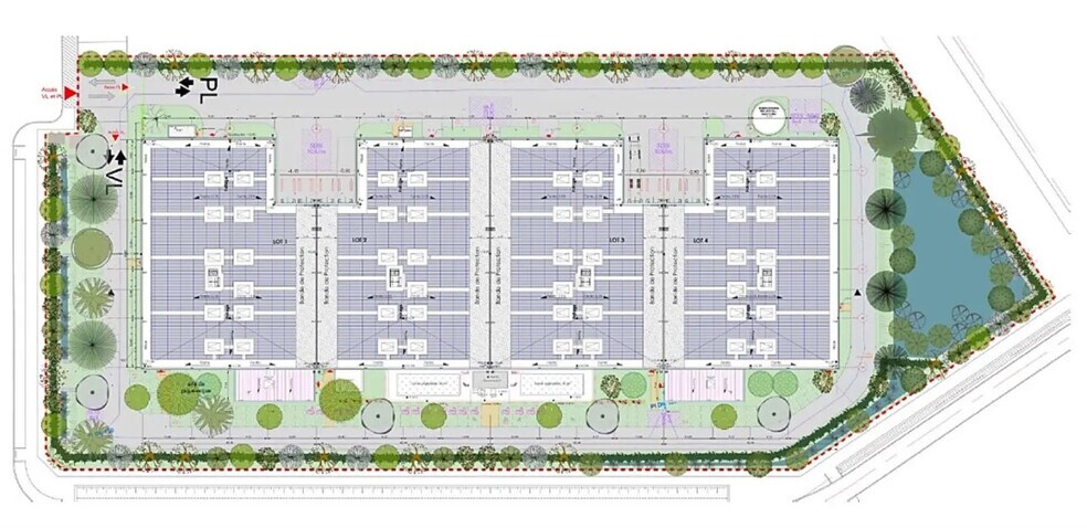 Industriel dans Puiseux-en-France à louer - Plan d’étage - Image 3 de 5