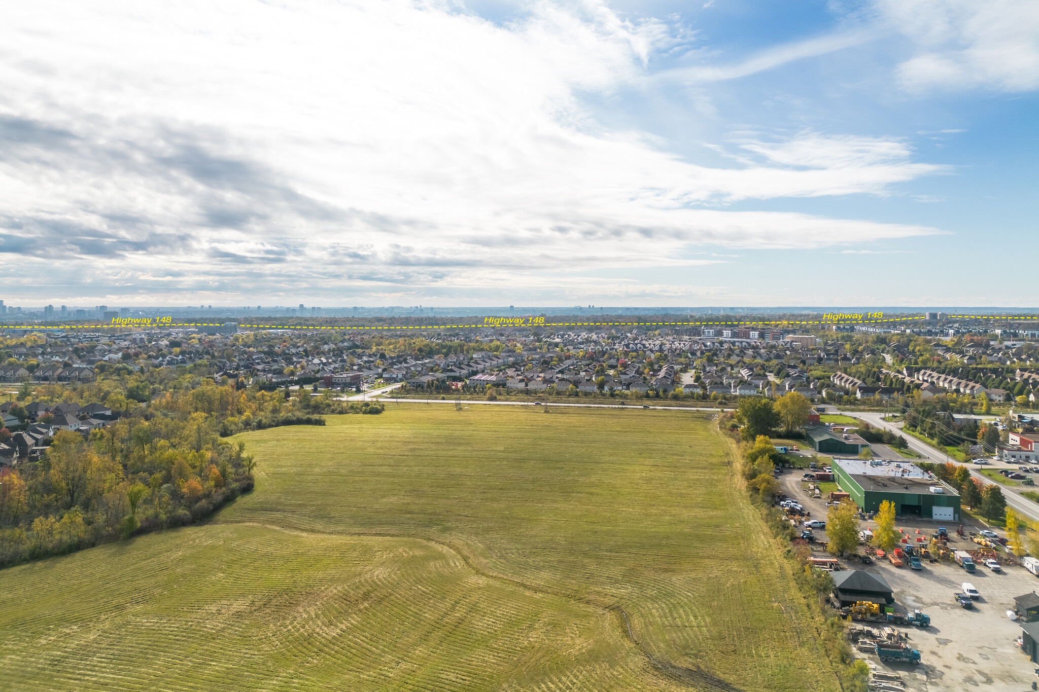 Vernon/Chemin Pink, Gatineau, QC for sale Aerial- Image 1 of 10