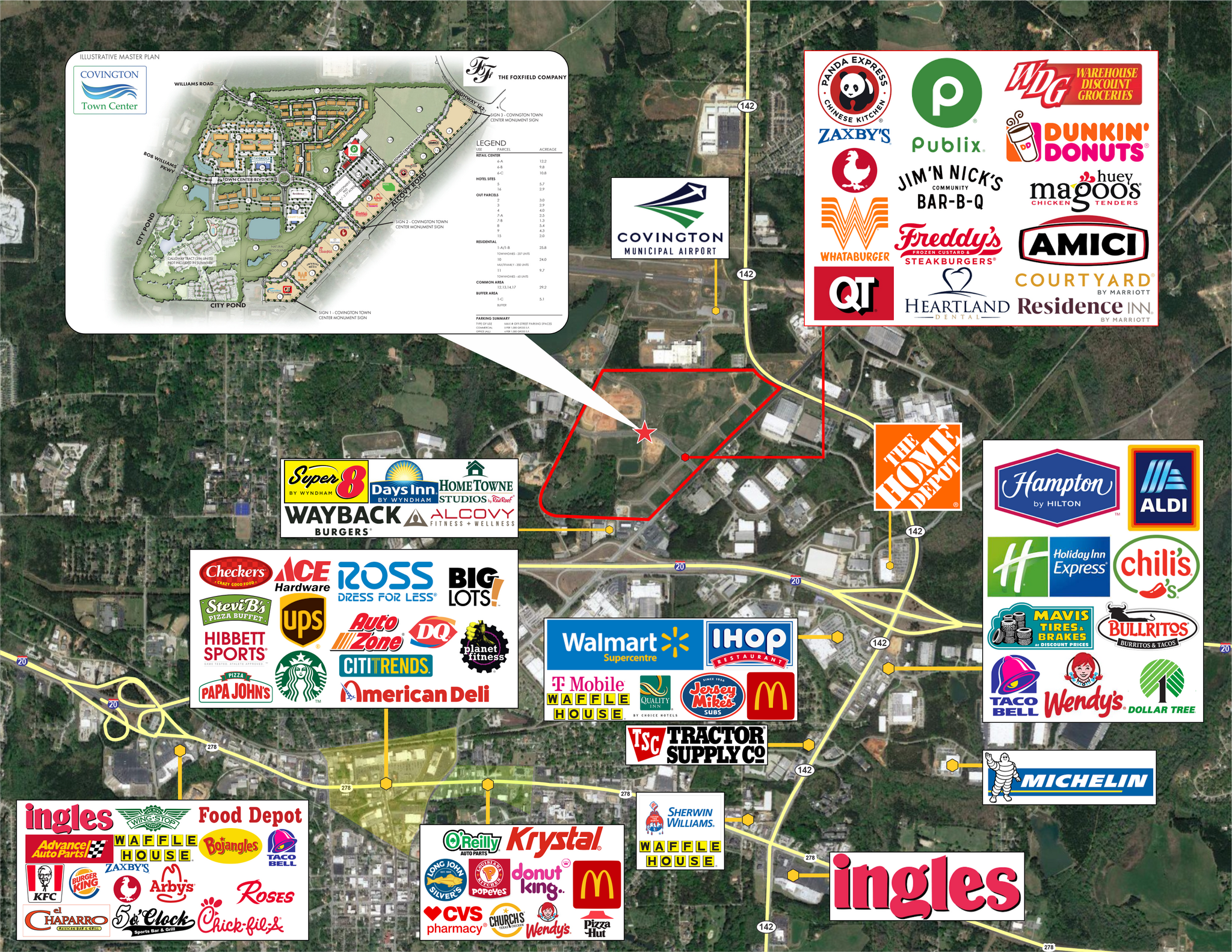 12201 Town Center Blvd, Covington, GA à vendre Plan cadastral- Image 1 de 1