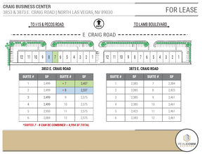 3853 E Craig Rd, North Las Vegas, NV for lease Site Plan- Image 2 of 5