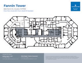 6624 Fannin St, Houston, TX à louer Plan d’étage- Image 1 de 1