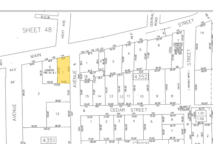 144 Main St, Fort Lee, NJ à vendre - Plan cadastral - Image 2 de 7