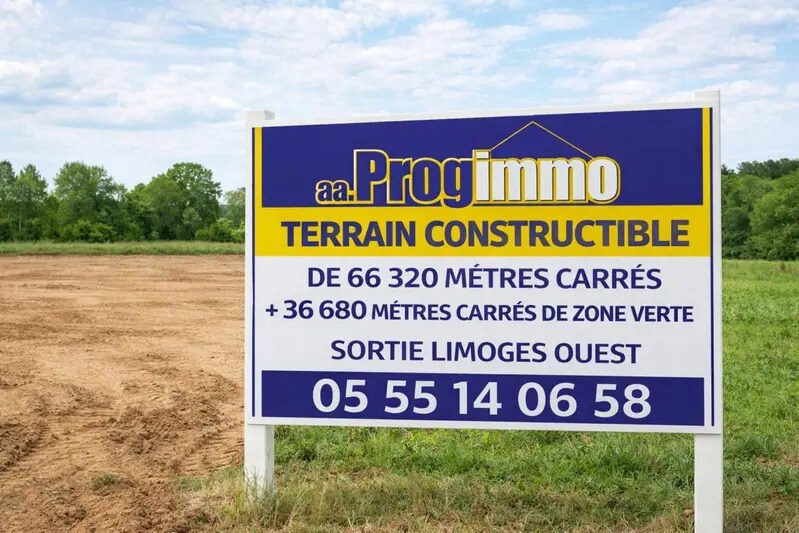 Terrain dans Isle à vendre Plan de site- Image 1 de 2
