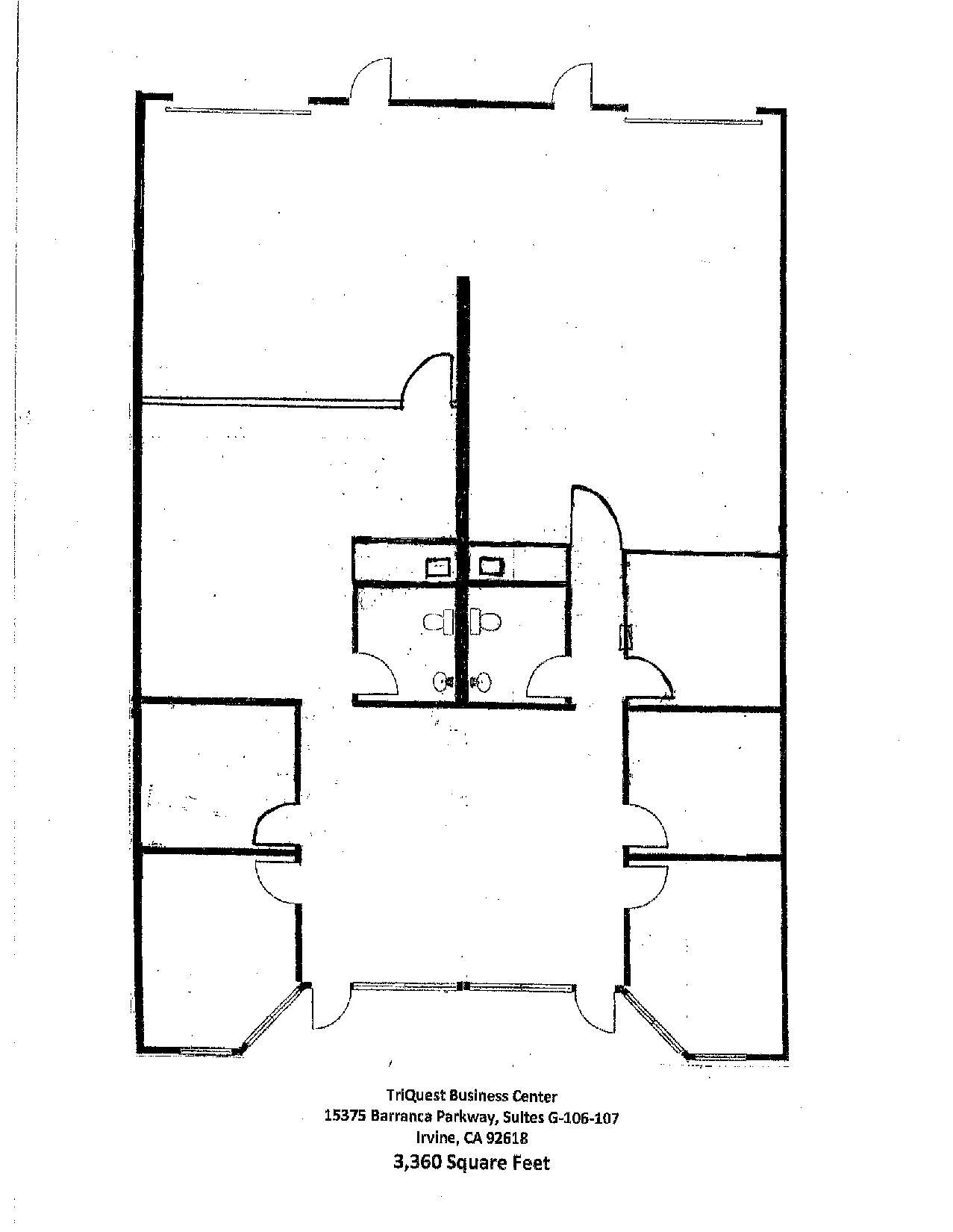 15375 Barranca Pky, Irvine, CA à louer Plan d’étage- Image 1 de 1