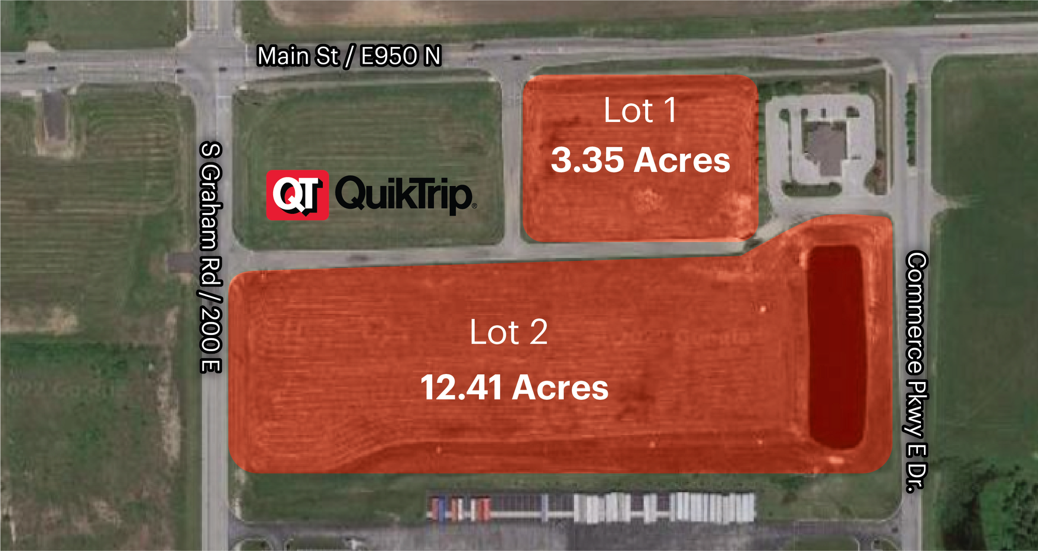 E. Main St. & N. Graham Rd., Greenwood, IN à vendre Aérien- Image 1 de 4