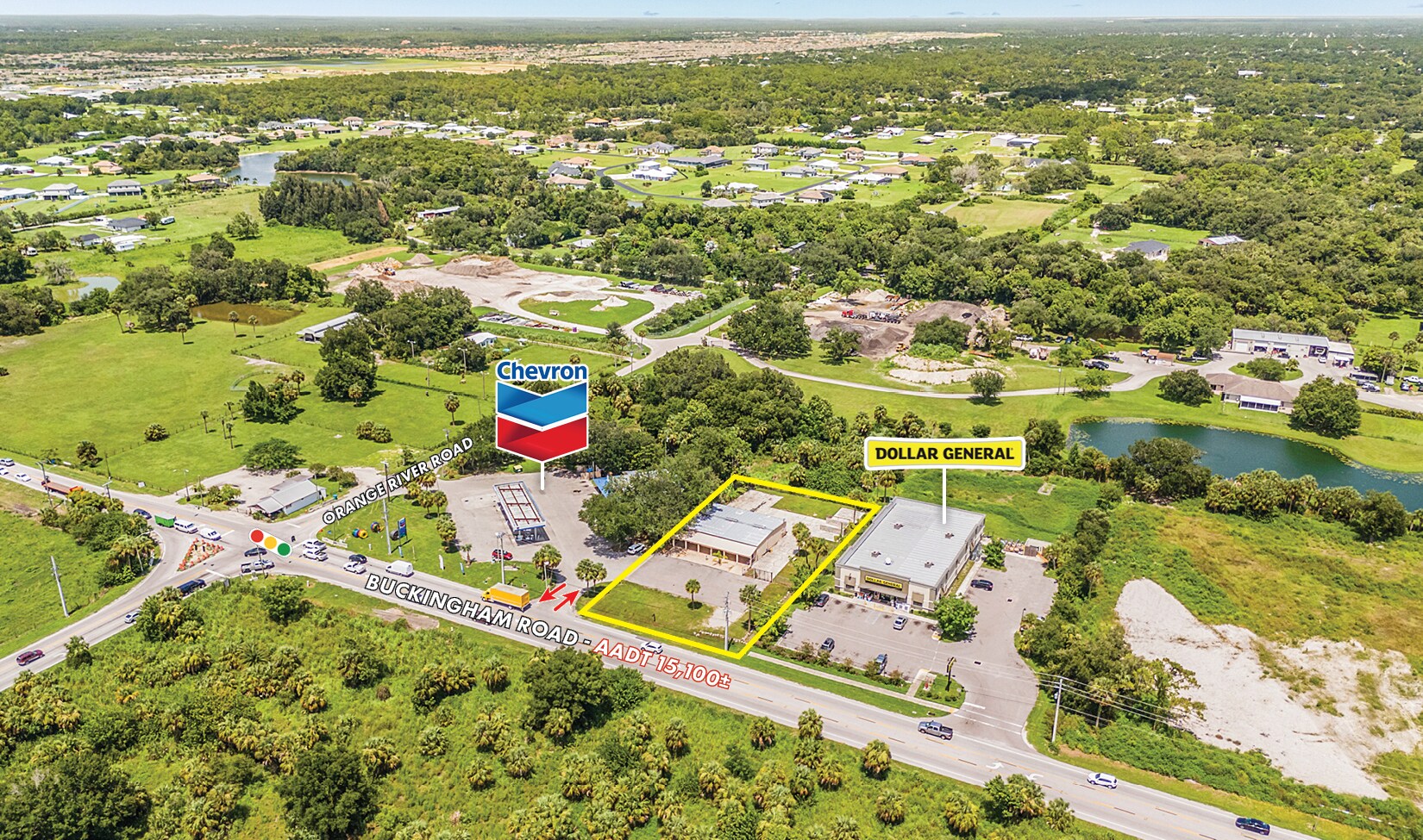 4841 Buckingham Rd, Fort Myers, FL à vendre Aérien- Image 1 de 9