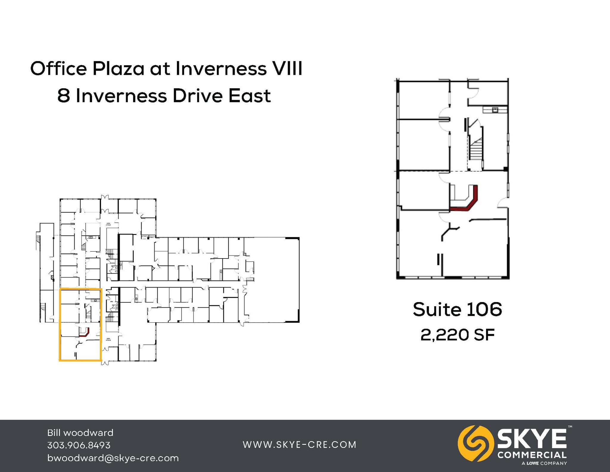 8 Inverness Dr E, Englewood, CO à louer Plan d  tage- Image 1 de 1