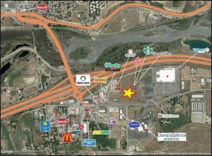 Airport Rd & Megan Ave, Rifle, CO - aerial  map view