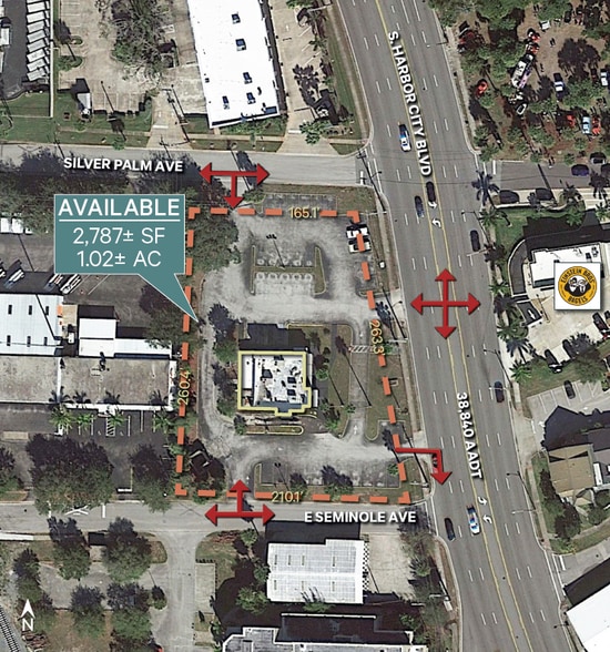 1514 S Harbor City Blvd, Melbourne, FL for sale - Aerial - Image 2 of 4
