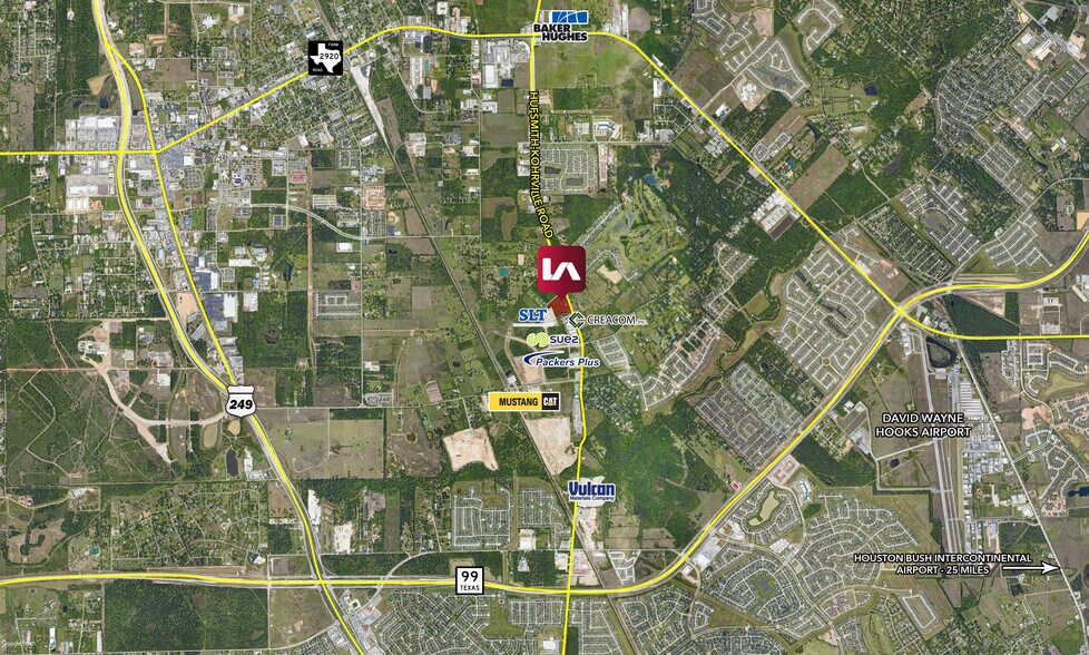 21431 Hufsmith-Kohrville Rd, Tomball, TX à vendre - Aérien - Image 3 de 5