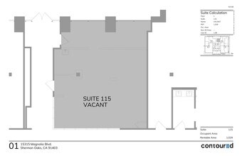15315 Magnolia Blvd, Sherman Oaks, CA for lease Site Plan- Image 1 of 1