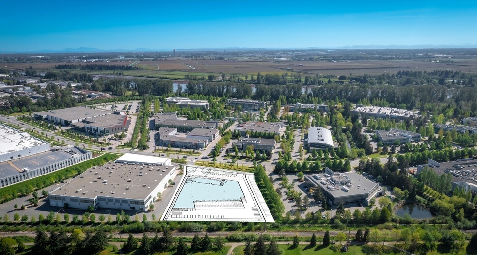 5025 Fraser Way, Burnaby, BC for lease - Aerial - Image 2 of 4