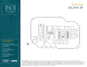 1801 California St, Denver, CO for lease Floor Plan- Image 1 of 1