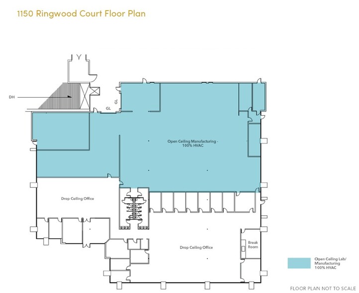 1150 Ringwood Ct, San Jose, CA à louer - Plan d’étage - Image 2 de 5