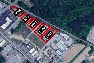 1331 Stancell St, Roanoke Rapids, NC - AERIAL  map view