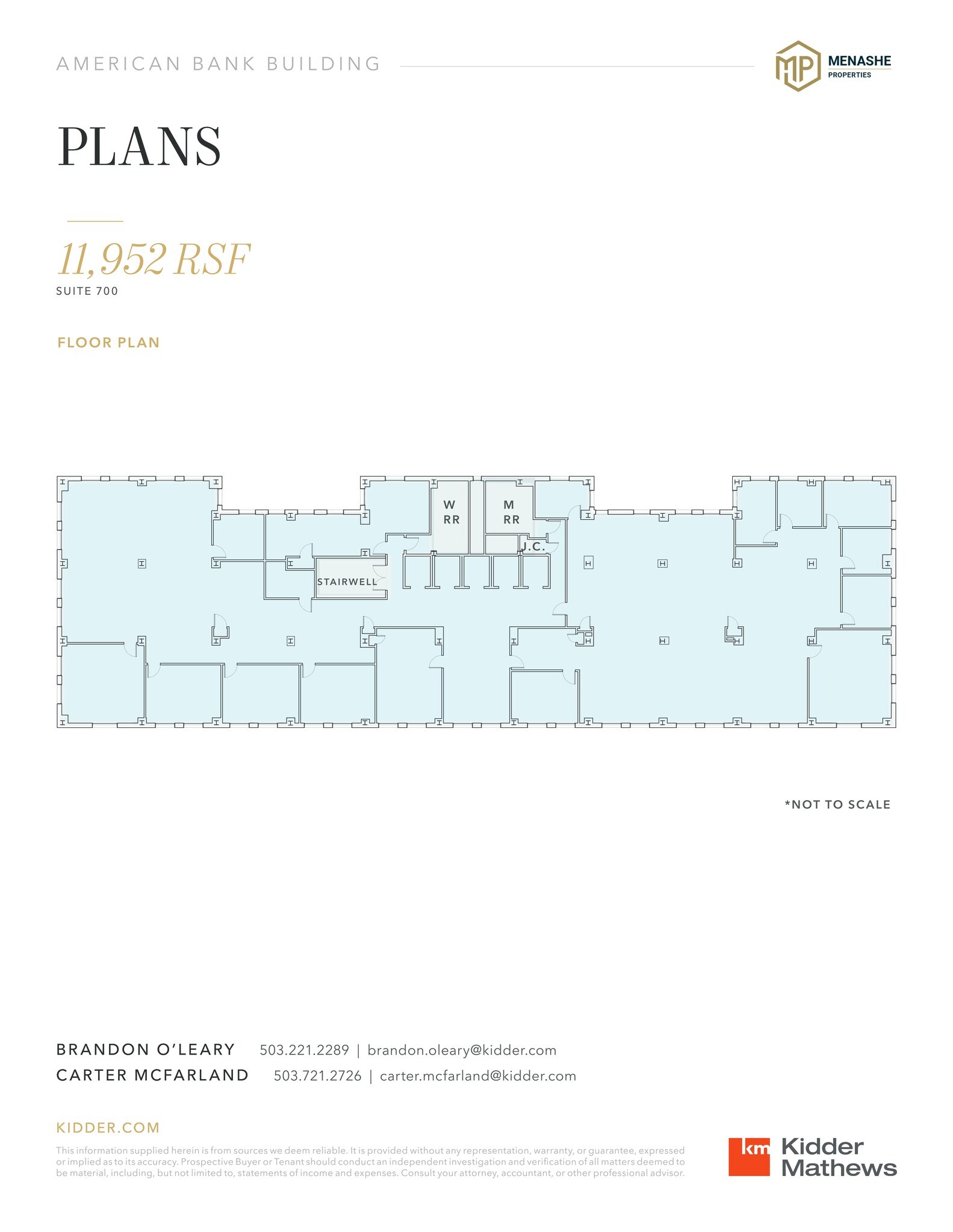 621 SW Morrison St, Portland, OR à louer Plan d’étage- Image 1 de 1
