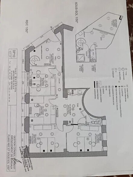 Bureau dans Paris à vendre - Plan d’étage - Image 2 de 15