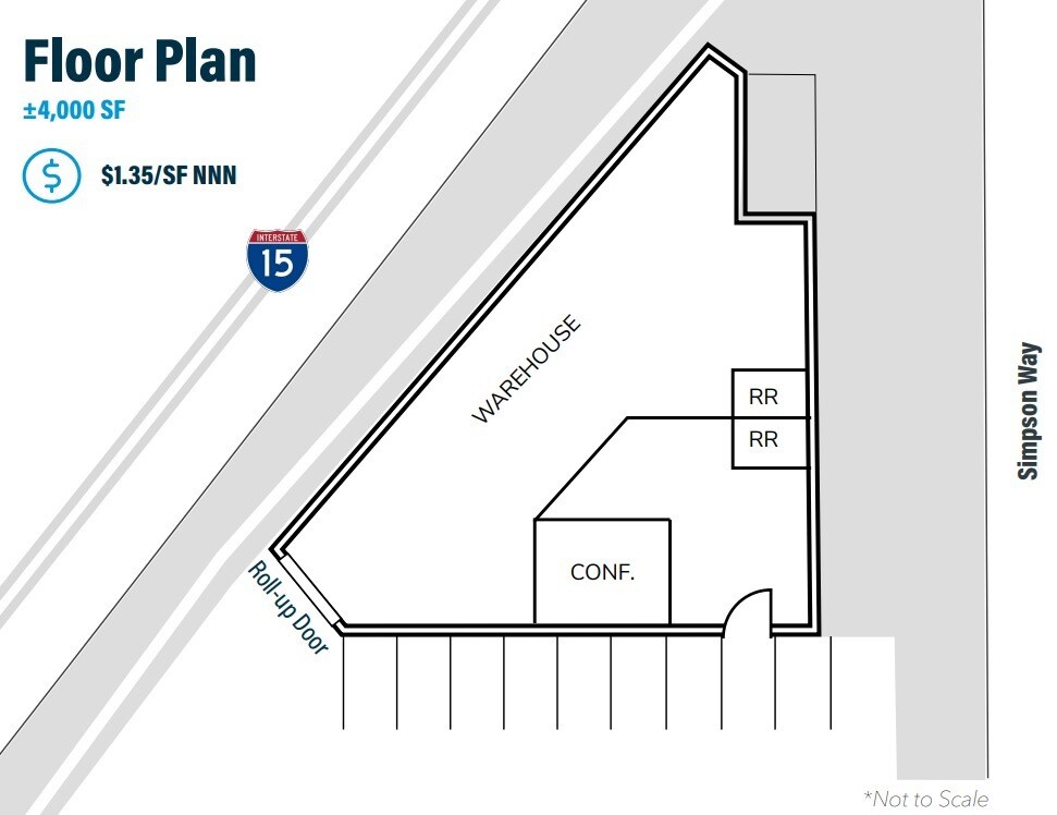 1130 Simpson Way, Escondido, CA à louer Plan d’étage- Image 1 de 1