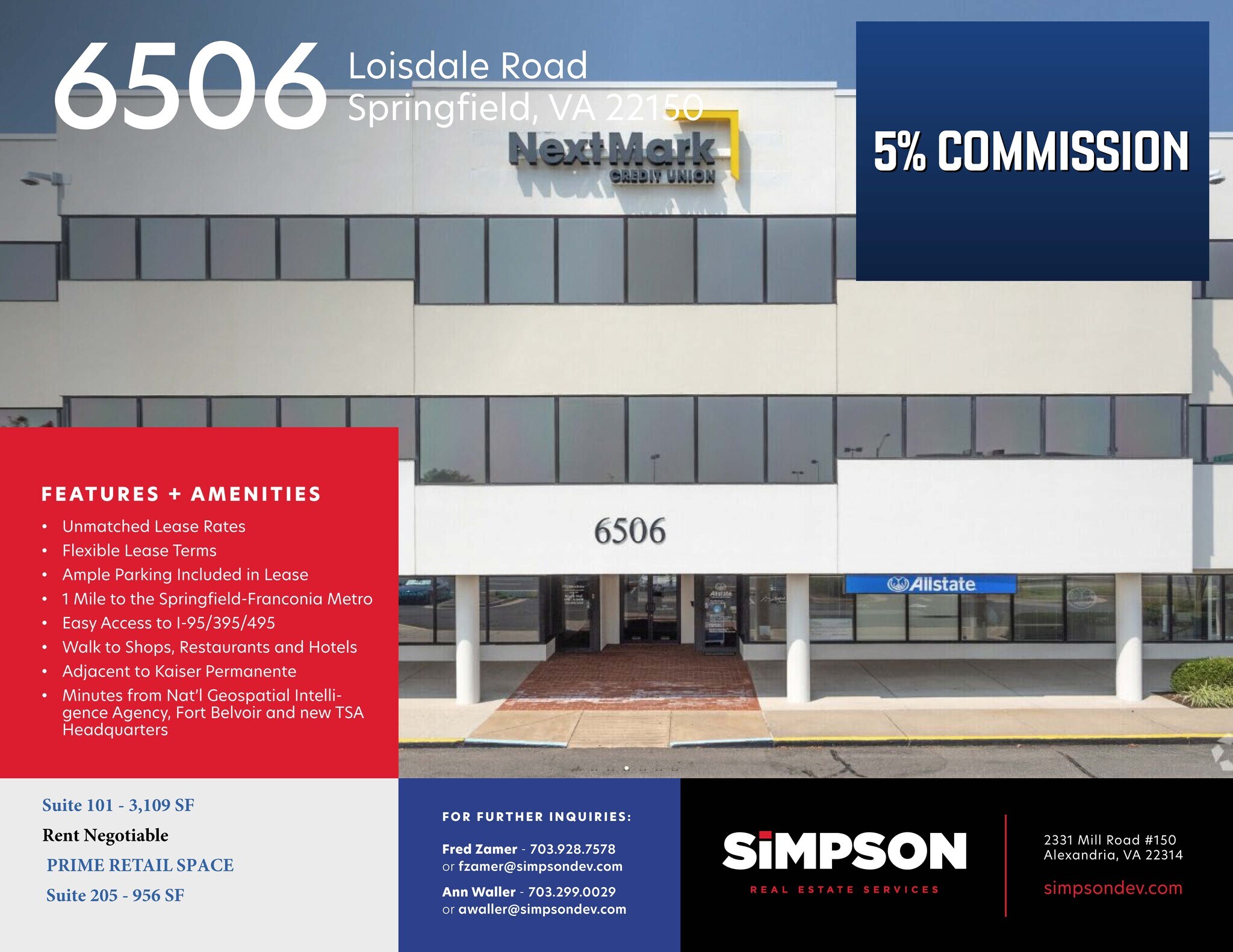 6506 Loisdale Rd, Springfield, VA à louer Photo principale- Image 1 de 5