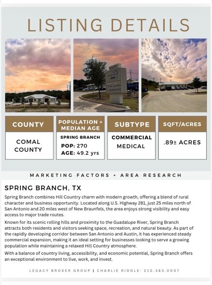 21477 Highway 46 W, Spring Branch, TX à vendre - Photo du bâtiment - Image 3 de 5