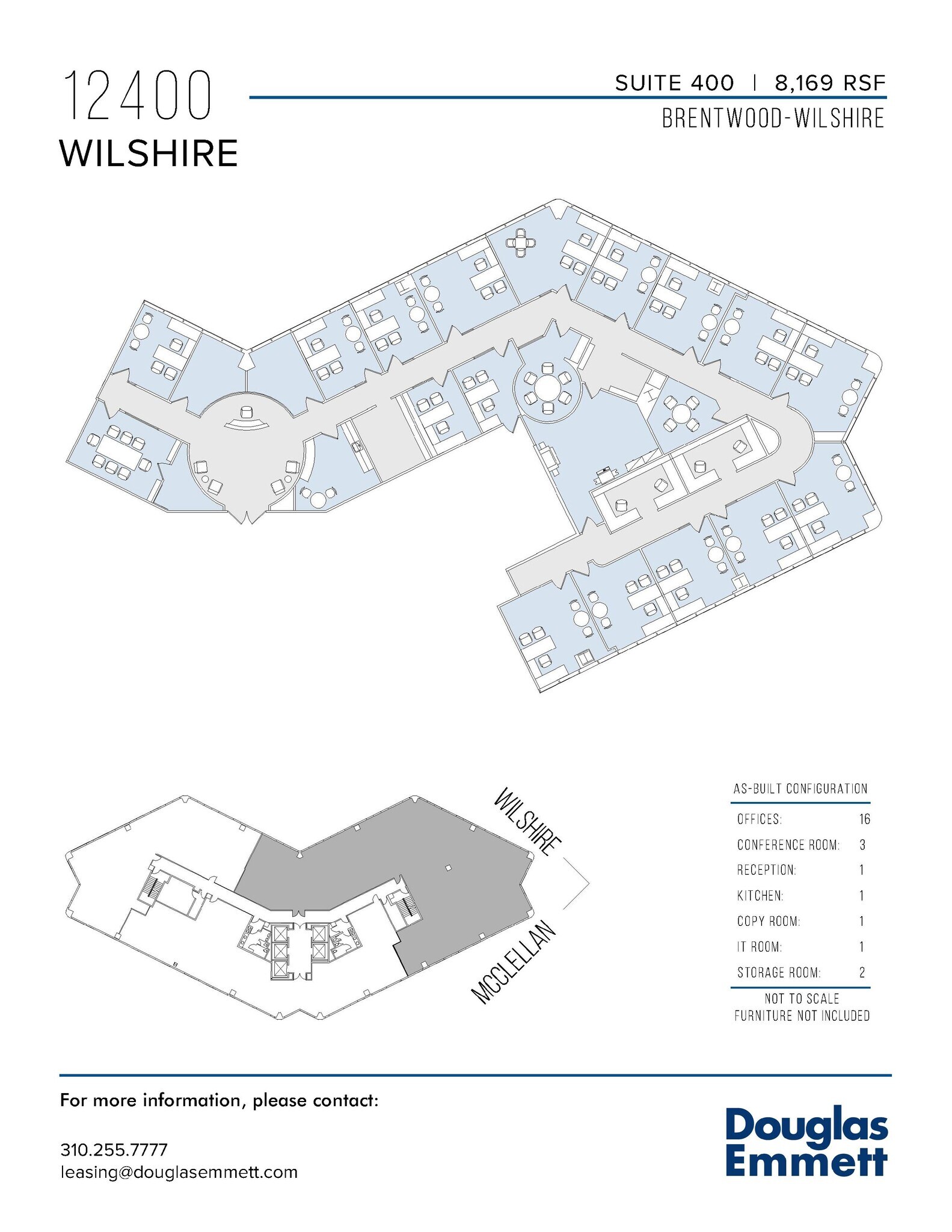 12400 Wilshire Blvd, Los Angeles, CA à louer Plan d  tage- Image 1 de 1