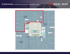 5414 Pinnacle Point Dr, Rogers, AR for lease Floor Plan- Image 1 of 1