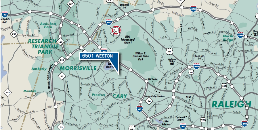 6501 Weston Pky, Cary, NC for lease - Site Plan - Image 2 of 4