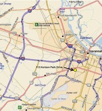 113 Horizon Park Dr, Savannah, GA - AERIAL  map view - Image1