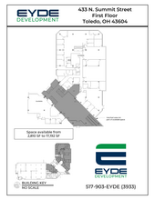 433 N Summit St, Toledo, OH à louer Plan d  tage- Image 1 de 1