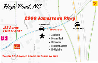 Plus de détails pour 2900 Jamestown Pky, High Point, NC - Terrain à louer