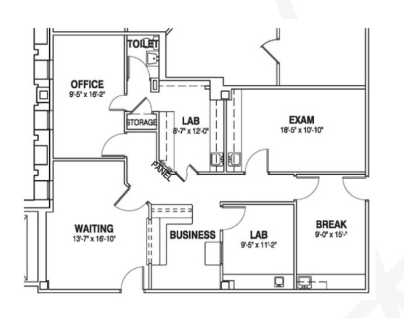 6036 N 19th Ave, Phoenix, AZ à louer Plan d’étage- Image 1 de 1