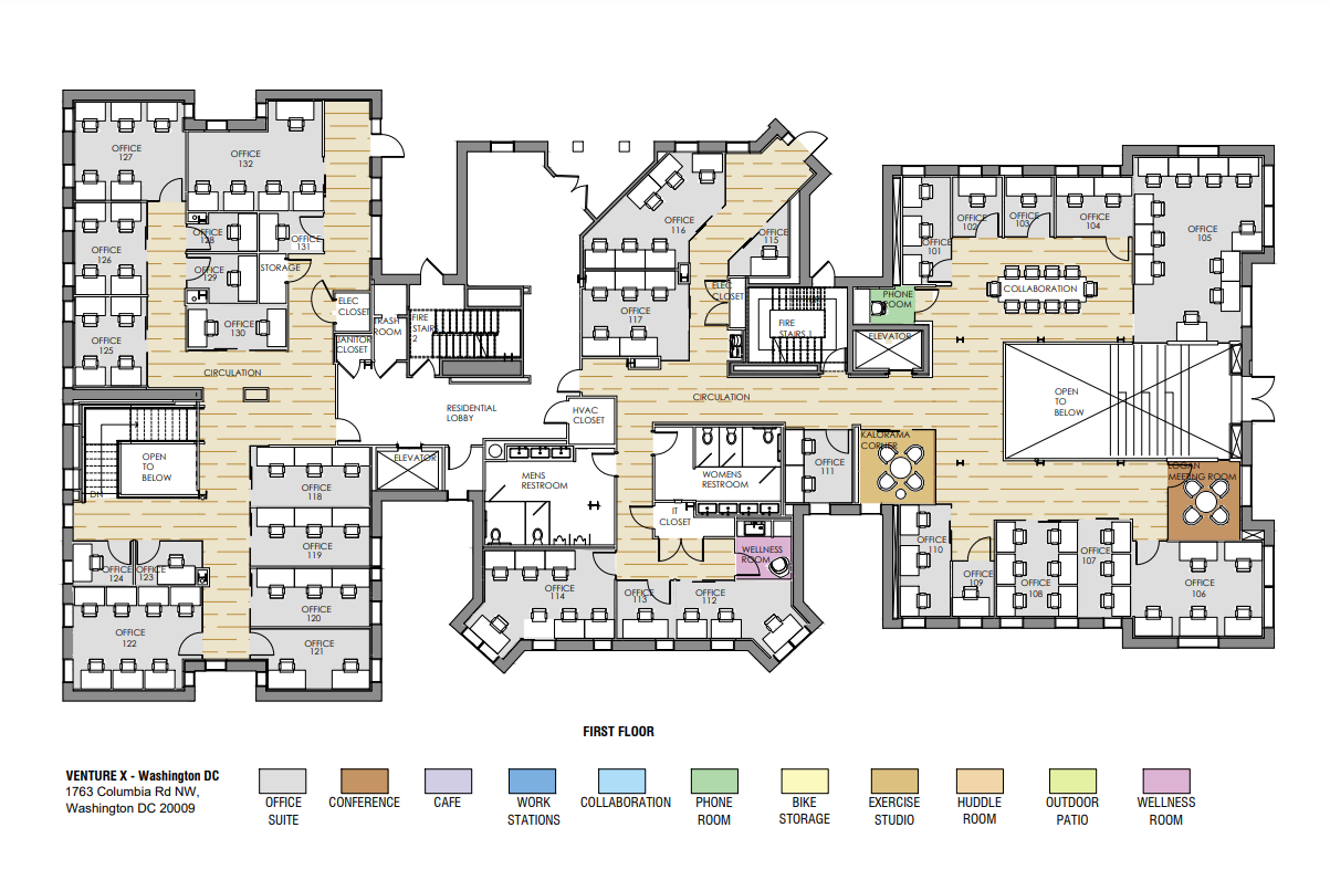 1763 Columbia Rd NW, Washington, DC à louer Plan d  tage- Image 1 de 1