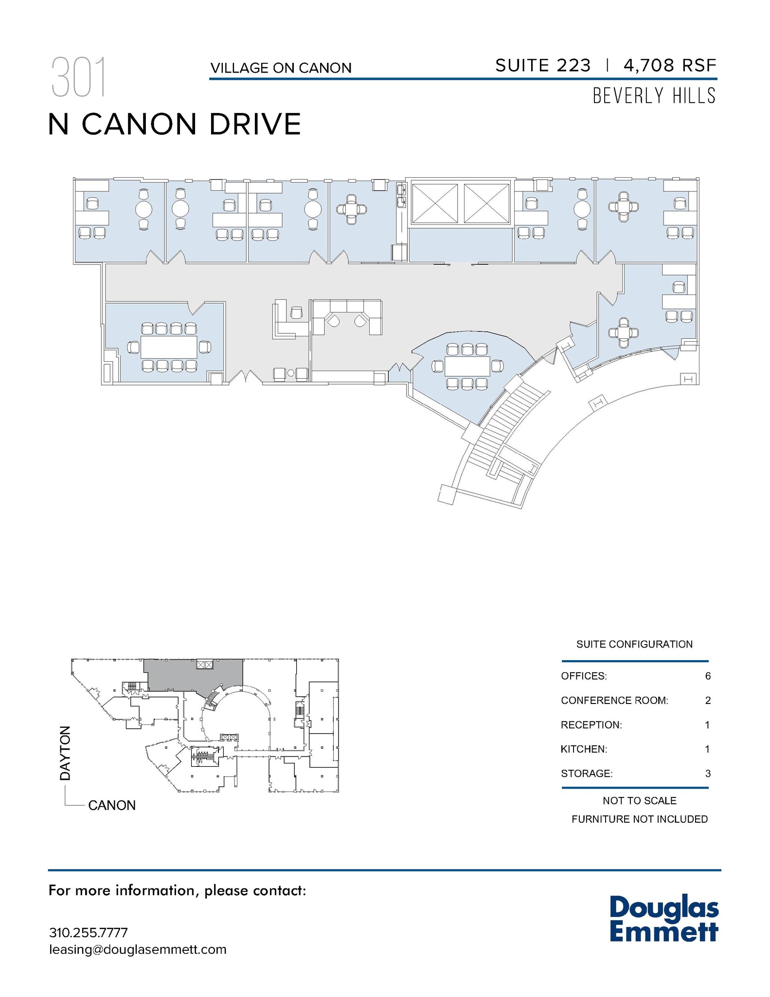 301-333 N Canon Dr, Beverly Hills, CA for lease Floor Plan- Image 1 of 1