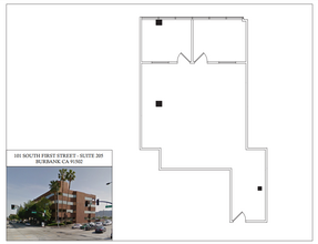 101 S 1st St, Burbank, CA à louer Plan d  tage- Image 1 de 1