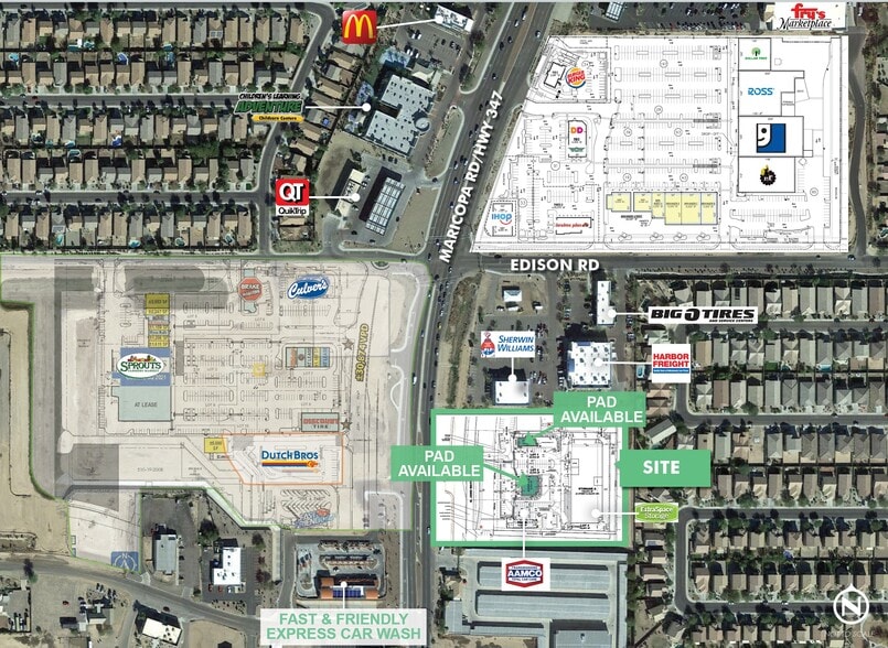 SEC Hwy 347 & Edison St, Maricopa, AZ for sale - Building Photo - Image 2 of 2