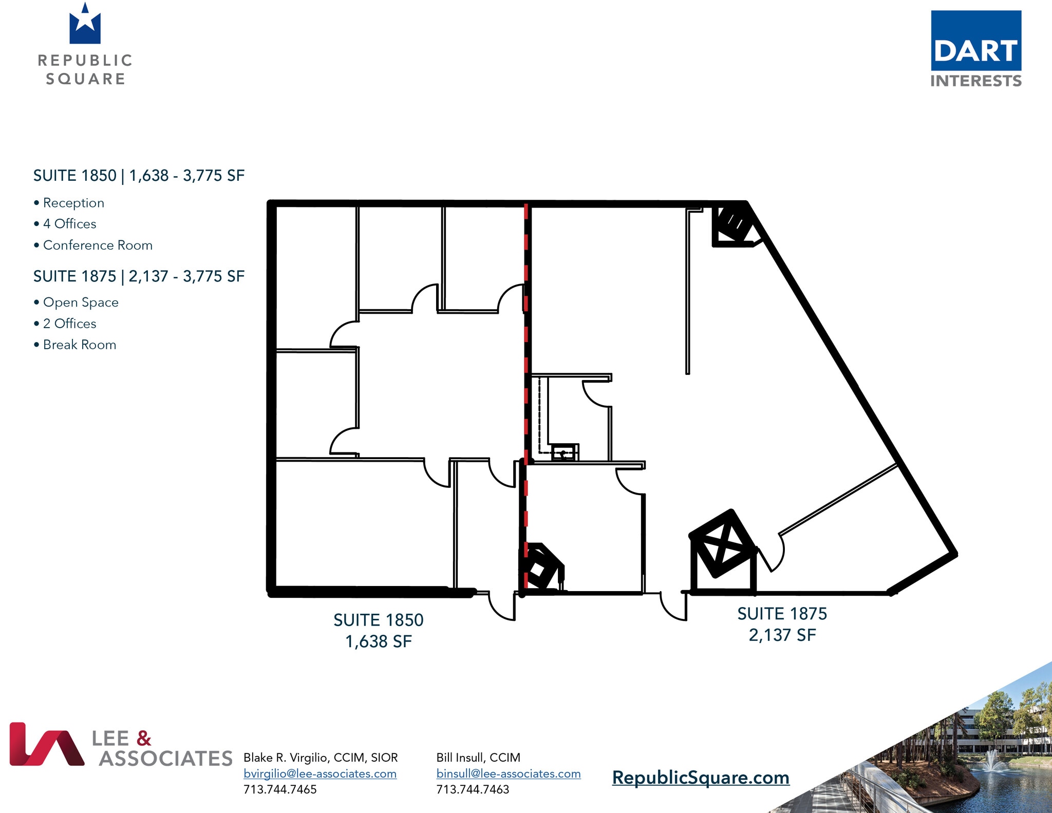 13501 Katy Fwy, Houston, TX à louer Plan d’étage- Image 1 de 1