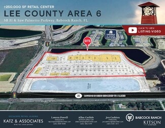 Plus de détails pour SR 31 & Palmetto Pky, Babcock Ranch, FL - Commerce de détail à louer