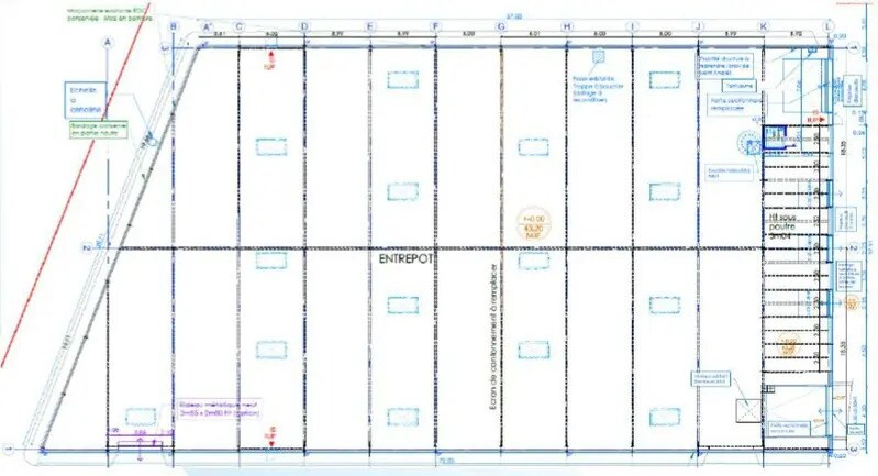Bureau dans Le Blanc-Mesnil à louer - Plan d’étage - Image 2 de 2