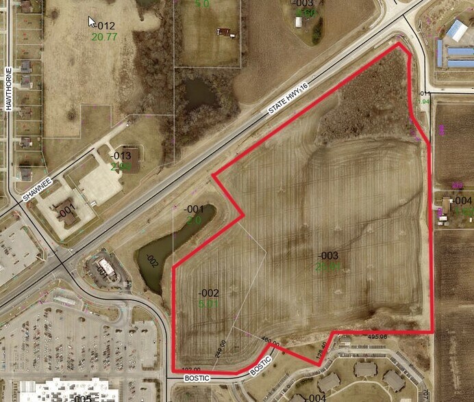 2310 Lincoln Ave, Charleston, IL à vendre - Aérien - Image 1 de 1