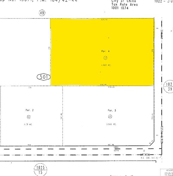 14430 Monte Vista Ave, Chino, CA à louer - Plan cadastral - Image 2 de 7