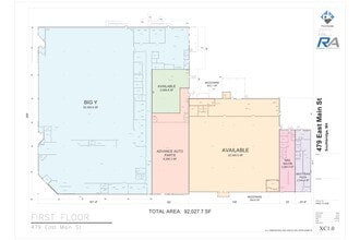 479-511 E Main St, Southbridge, MA for lease Floor Plan- Image 1 of 1