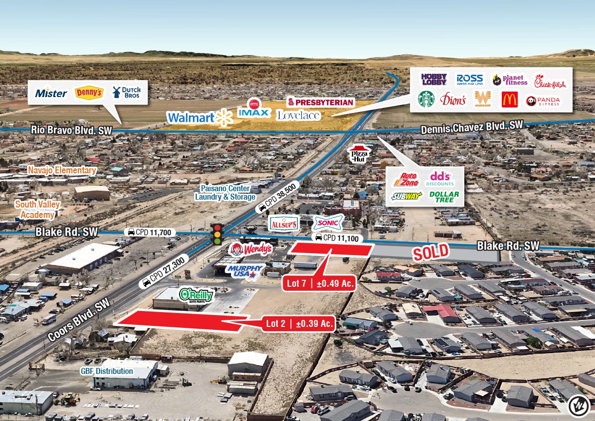 2701-2755 Sunshine West Plaza Dr, Albuquerque, NM à vendre Photo principale- Image 1 de 8